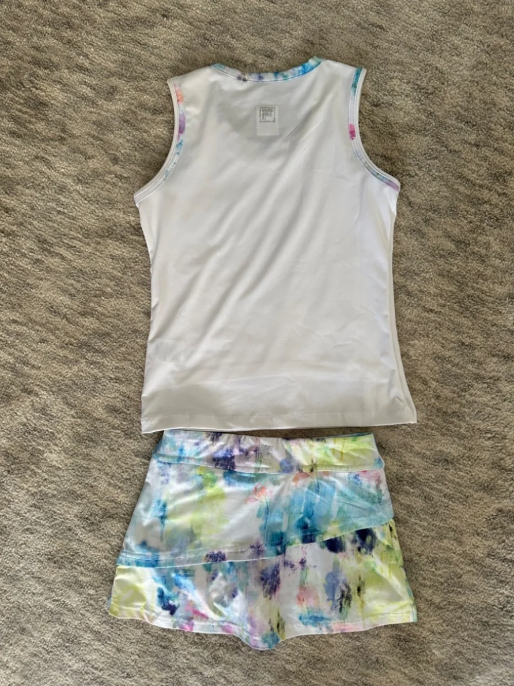 FILA Girls Jersey Tie Dye Tennis Set S/P (7)